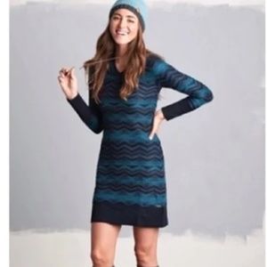 prAna Meryl blue sweater dress XL